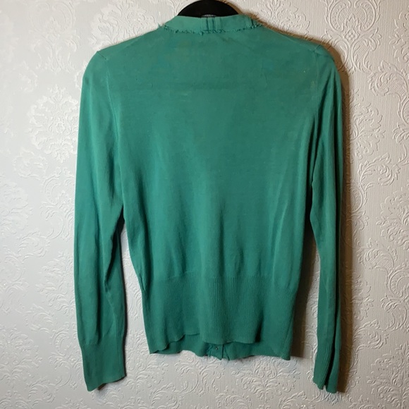 Elie Tahari spring cotton cardigan sweater - Picture 5 of 5